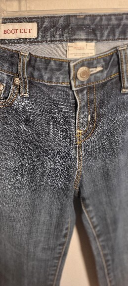 Banana Republic Low Rise Bootcut Stretch Jeans Womens Size Blue