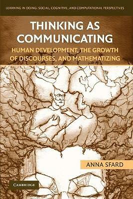 Thinking as Communicating Sfard Paperback Cambridge University Press