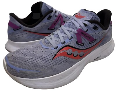 Saucony Guide 16 Womens 10 Fleet Feet Running Shoes Lilac Purple Blue