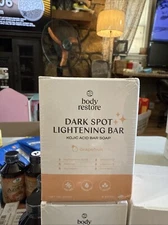 Body Restore Kojic Acid Soap Grapefruit 2 Bar PK Vit C,E, Retinol, Collagen 9/26