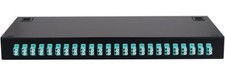 24 Duplex 48 Port LC-OM3 Multimode Fiber Enclosure Rack Mount Fiber Box LC-UP...