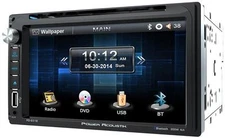 Car Audio Head Unit CD DVD Media DoubleDin Amplifier Receiver Remote FM AM NEW