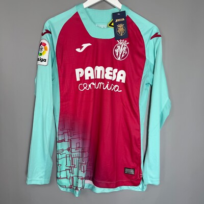 NWT VILLAREAL 2020 2021 THIRD FOOTBALL SHIRT JERSEY LONG SLEEVE JOMA CAMISETA