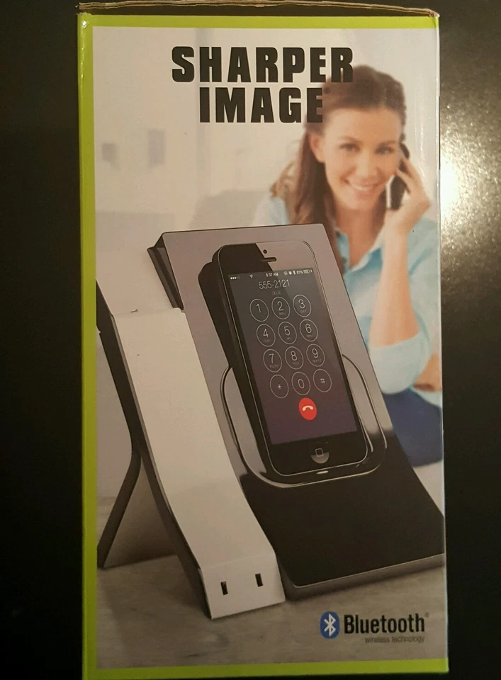 Sharper Image Wireless Bluetooth Handset iPhone 4 & 5 Samsung Cell Phone Charger - Image 4 of 4