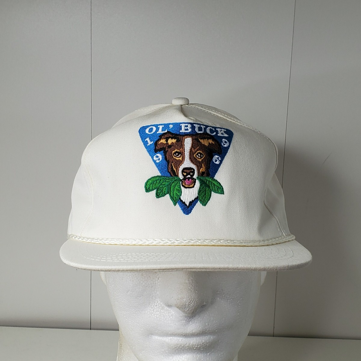 Buctril Herbicide Ol Buck Embroidered Dog Logo Strapback Hat