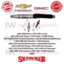 Skyjacker Steering Stabilizer Silver Kit For Chevy Blazer, K20 K30 GMC K2500 4WD