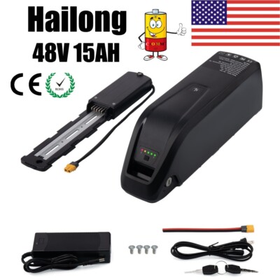 48V 15Ah Hailong Ebike Battery 200W-1500W Electric Bicycle Motor Hailong Battery