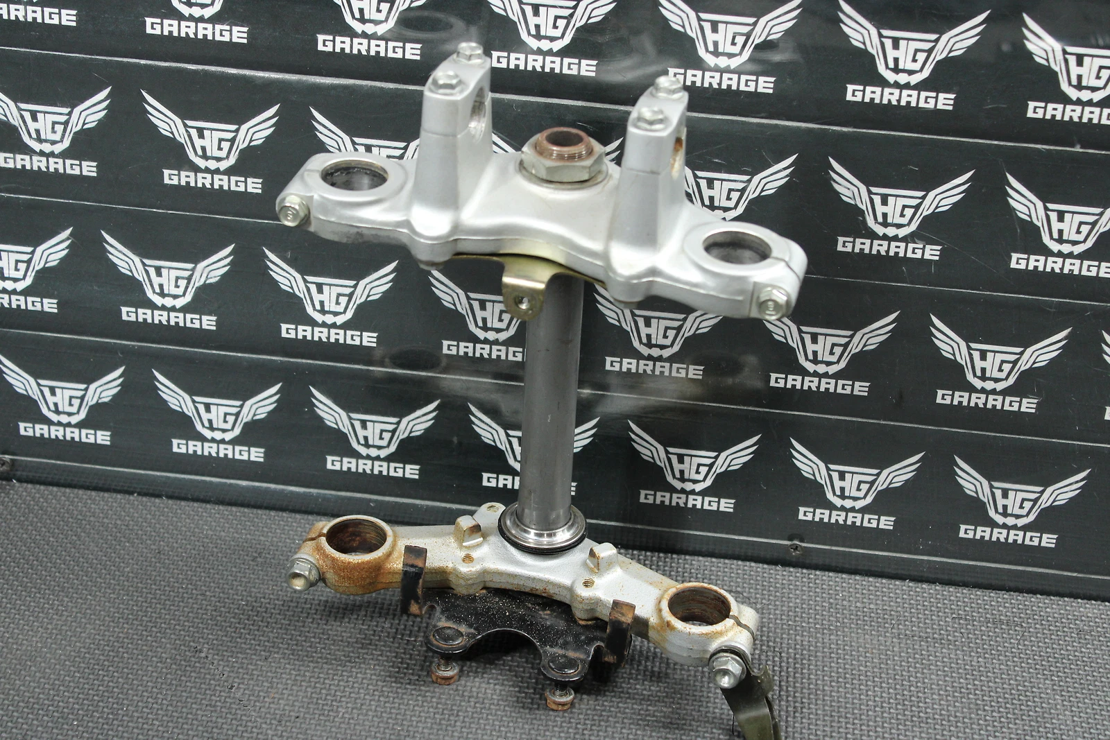 2001 Honda 01-03 XR100R XR80R OEM Front Forks Lower Upper Triple Tree Stem Clamp