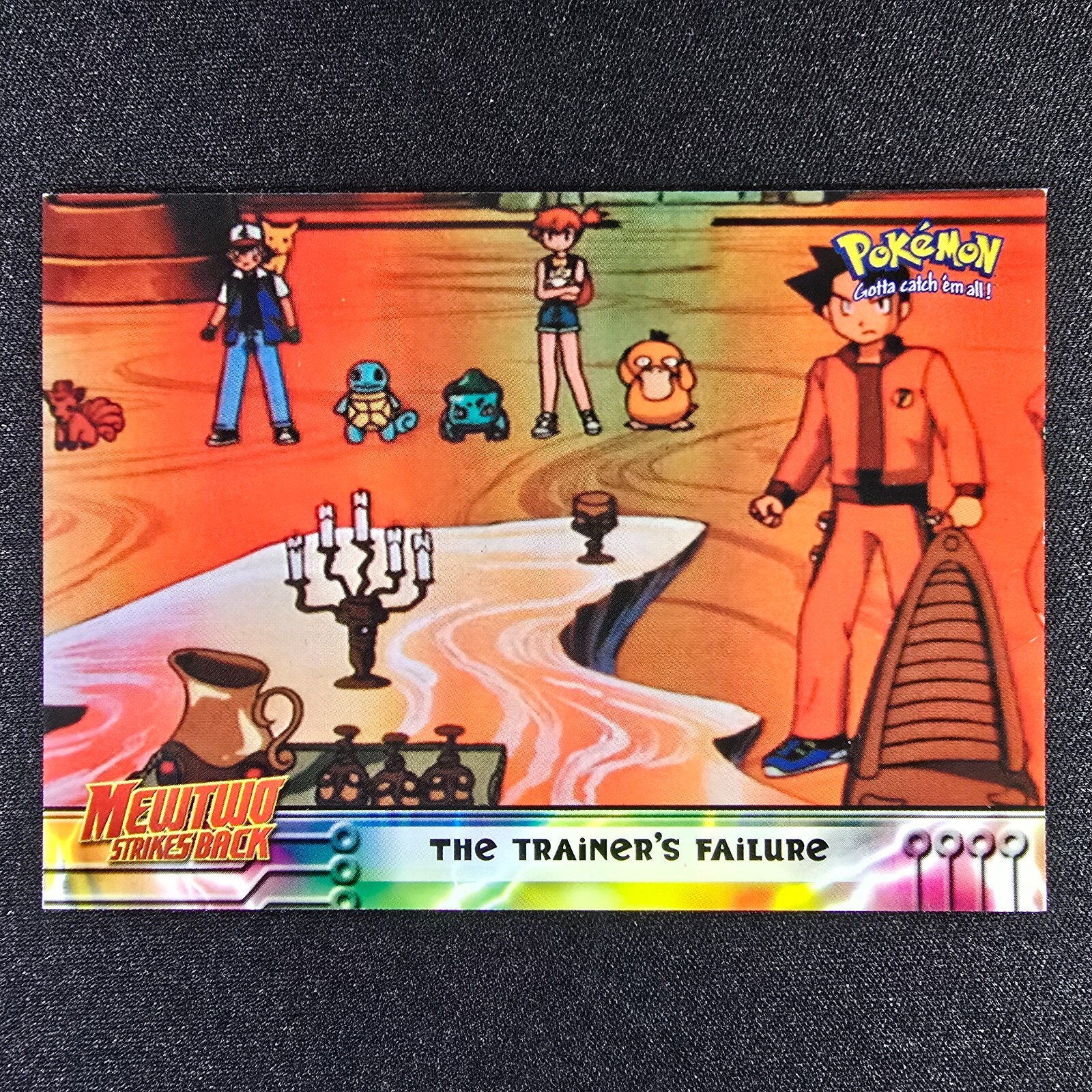 The Trainer's Failure #22 1999 Topps Pokemon the First Movie Topps Card