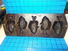 Vtg Lodge Fish Mold Pan Cast Iron Bread,Soap,Chocolate, Clay,Baking #5PP2 EUC