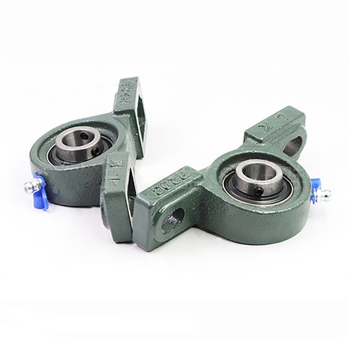 UCP202-UCP220 Pillow Block Bearing 15mm- 100mm Bore 2 Bolt Solid Flange Base - Picture 5 of 40