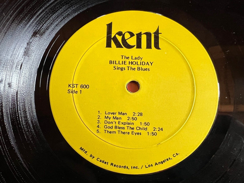 BILLIE HOLIDAY - THE LADY SINGS THE BLUES - KENT RECORDS - JAZZ VOCAL - Picture 3 of 4
