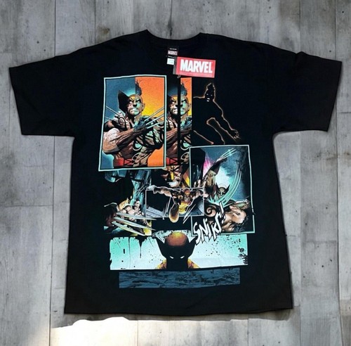 Marvel Mad Engine Wolverine Shirt Black Large NWT Comic - Picture 5 of 5