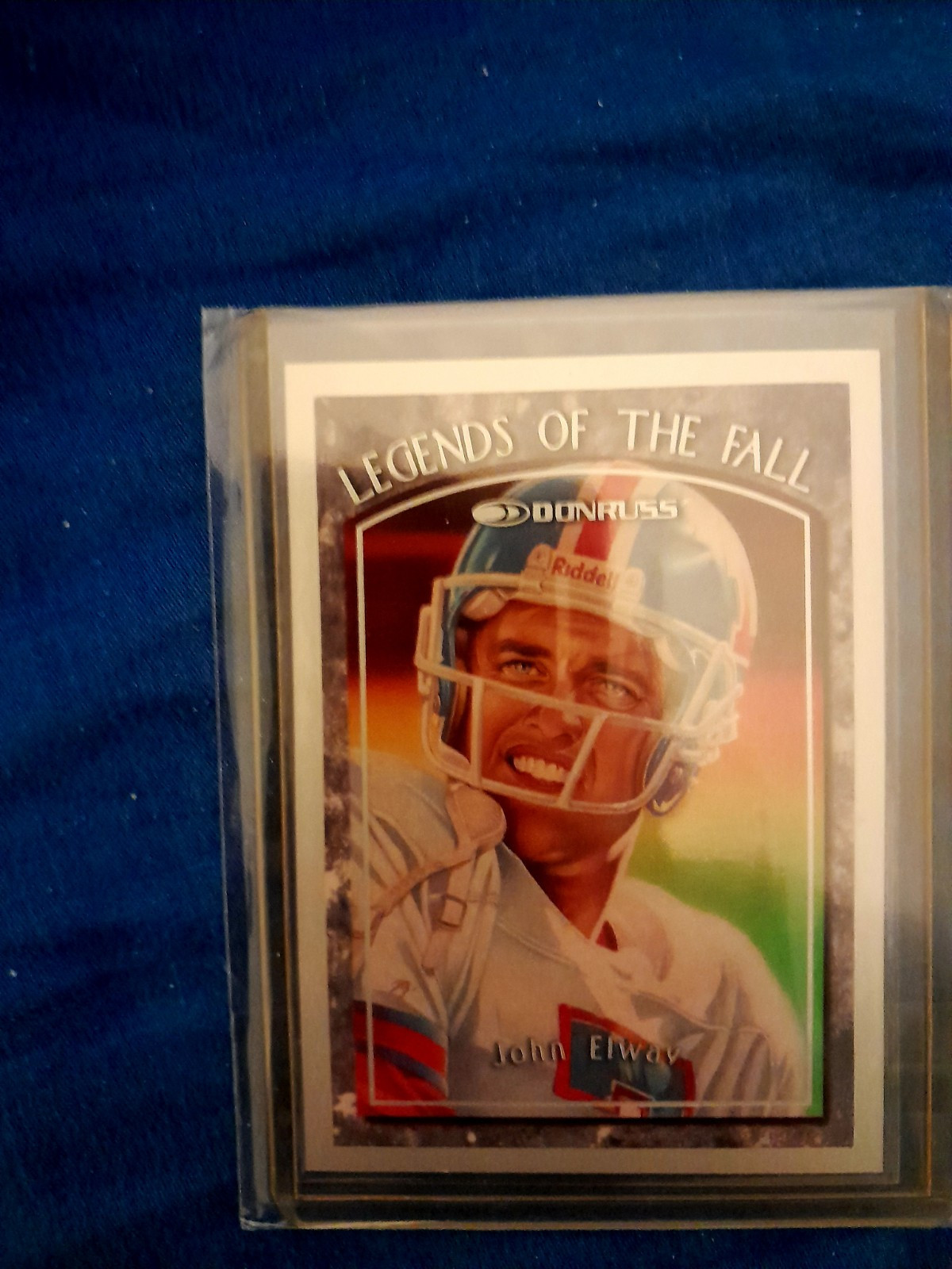 1997 Donruss LEGENDS OF THE FALL LIMITED # 3 JOHN ELWAY BRONCOS # /10000