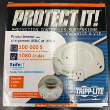 Tripp Lite TLP410UCUFOAM Safe-IT Conference Surge Protector 4 Rotating