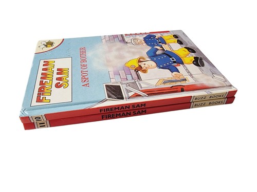 FIREMAN SAM #11 All In A Good Cause #10 A Spot Of Bother HC Book 1991 Buzz Books - Picture 2 of 6