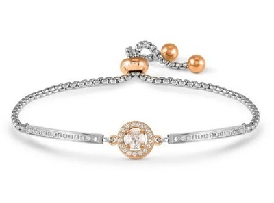 NOMINATION Royaldream Crystal Pave Steel Bracelet 029801/017 CERC