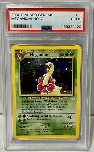 Meganium (Unlimited) graded PSA 2 for sale on eBay