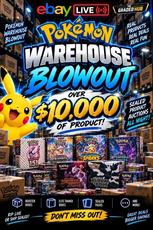 🔥SUNDAY NIGHT WAREHOUSE SEALED BLOWOUT ($15,000+)🔥