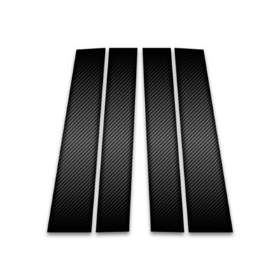 4pc Carbon Fiber Pillar Post Covers for 2005-2015 Nissan Armada