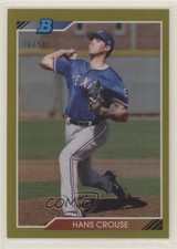 2020 Bowman Heritage Chrome Prospects Gold Refractor 36/50 Hans Crouse 0c6