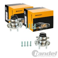 2X Continental Ctam RADLAGER-SATZ Hinten Passend FüR Hyundai Elantra I30 KIA CEE