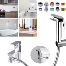 Sink Faucet Hose Sprayer Attachment with 10 Adapters - Dual Function Handheld...