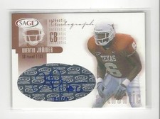 2002 SAGE Bronze #A23 Quentin Jammer Rookie AUTOGRAPH Chargers Texas /250 