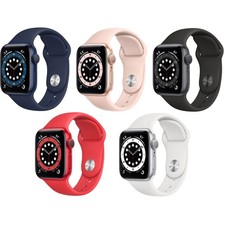 Apple Watch Series 6 GPS, 40mm Aluminum Case with Sport Band. Excellent