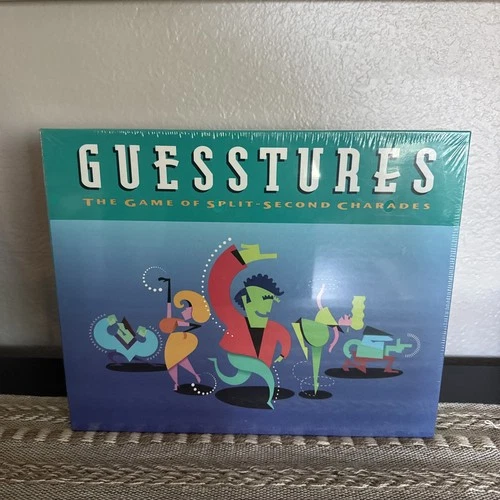 Vintage "Guesstures" Game by Milton Bradley 1990  Brand New Sealed