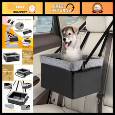 Dog Car Seat for Small Dogs, Upgrade Booster Seat with Metal Frame, Oxford Fabri