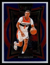 Bub Carrington Rookie Washington Wizards 2024-25 Panini Select #81 Blue Prizm
