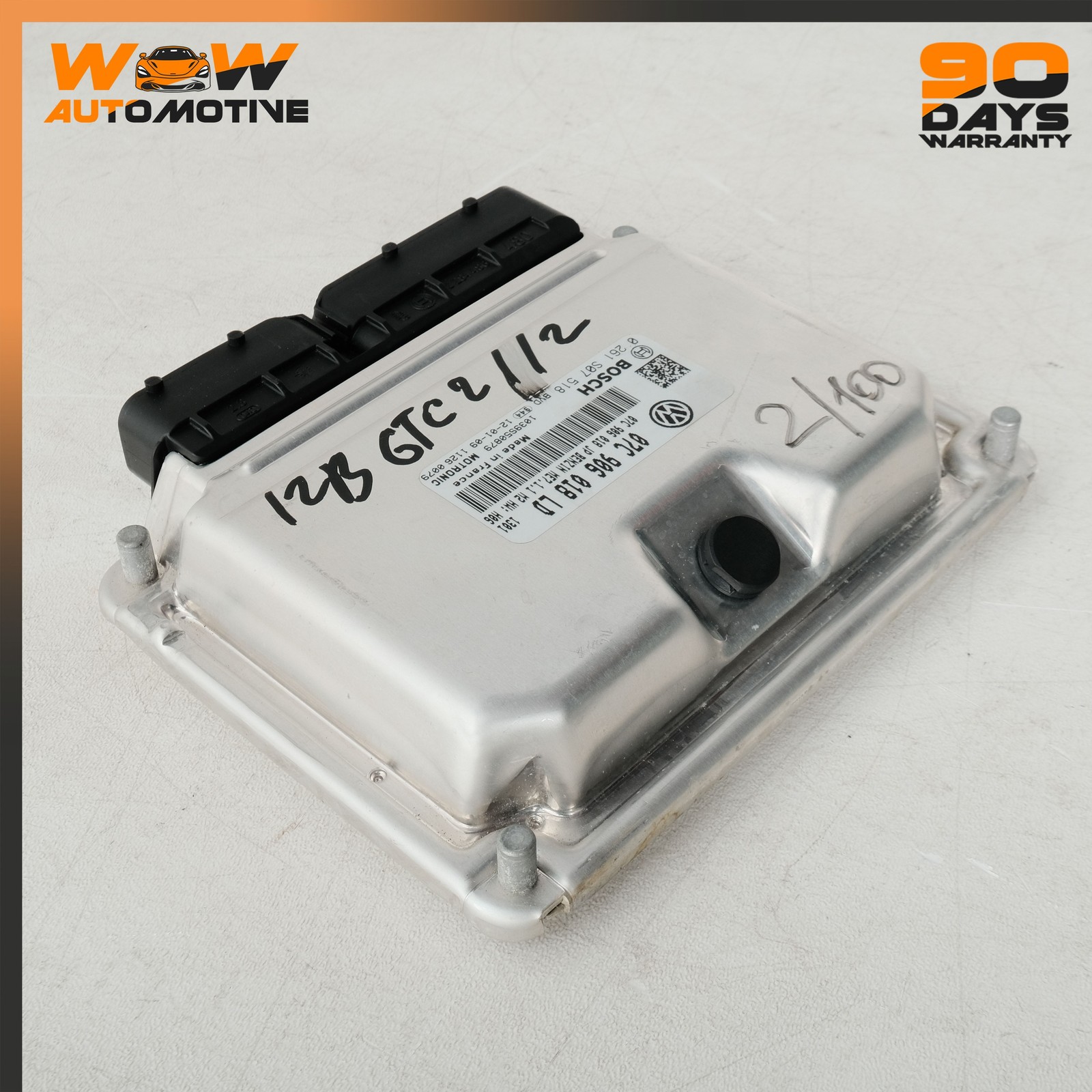 12-17 BENTLEY CONTINENTAL GTC ENGINE COMPUTER CONTROL MODULE ECU ECM SET OEM