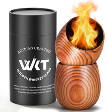 Charred Wooden Bourbon Drinking Glass 2 Pack Handmade Whiskey Tumbler Bourbon G Charred Wooden Bourbon Drinking Glass 2 Pack Handmade Whiskey Tumbler Bourbon G