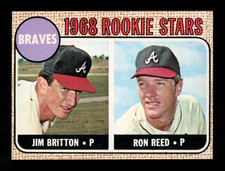 1968 TOPPS OPC O PEE CHEE BASEBALL #76 Jim Britton Ron Reed Rookie Stars NM