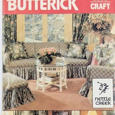Butterick 3093 Craft Sofa Ottoman Dining Chairs Nettle Creek Slipcover Pattern