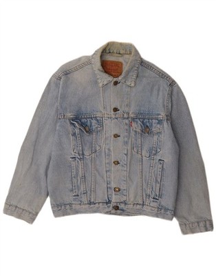 Levi's Mens Denim Jacket UK 36 Small Blue Cotton JB10