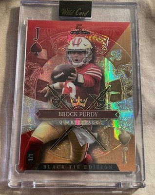 2026 Wild Card 5 Card Draw Brock Purdy 1/1 GOLD Jack Of Hearts SSP SF 49ers QB
