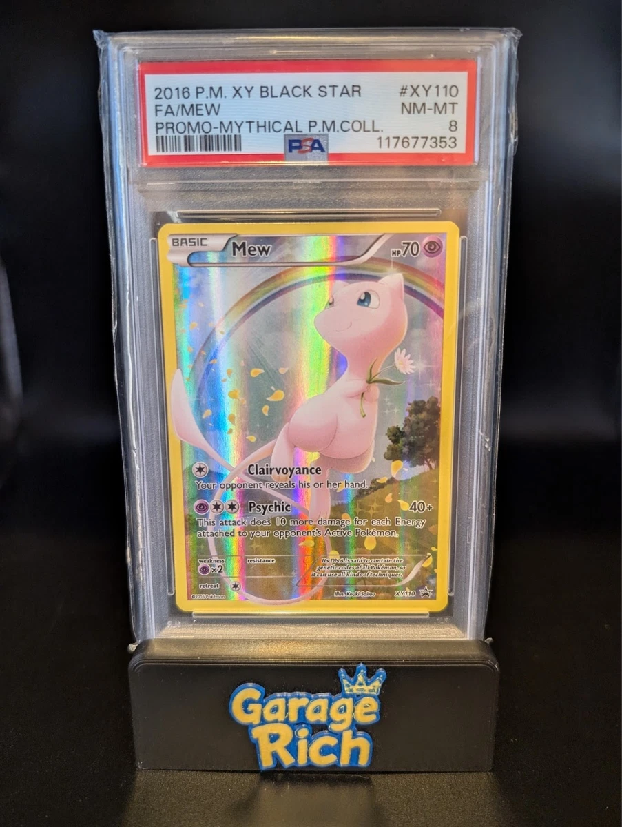 Mew Pokémon TCG Professional Sports Authenticator (PSA) Grade 8