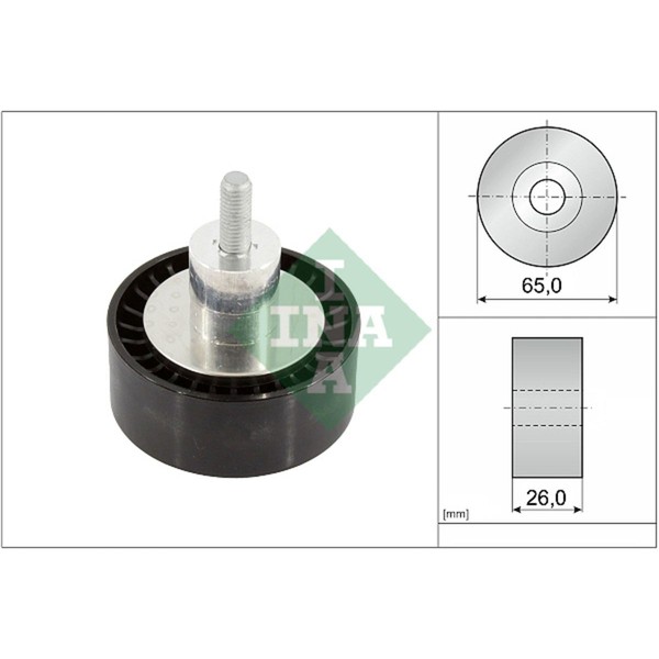 Umlenk-/FüHrungsrolle, Keilrippenriemen Schaeffler INA 532 0908 10-image