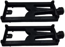 LS'BABQ 2 Pack Cast Iron Grill Burners Replacement for Select DCS 27, 27 Seri...