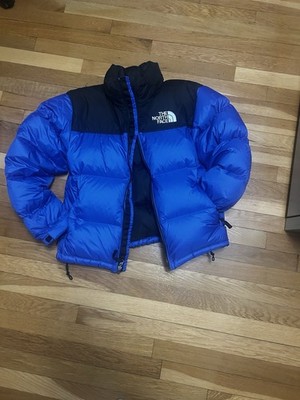 TNF North Face Puffer Jacket Cobalt Blue 90s Medium  700 Fill Power Goose Down