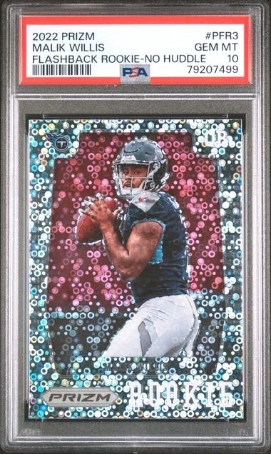 Malik Willis Panini Prizm Prizm Flashback Rookie #PFR3 No Huddle