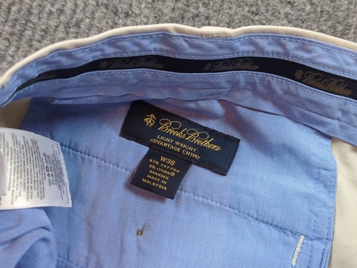 Short Homme Beige Brooks Brothers Taille 30 - Bermuda En Coton Occasion Très Bon état