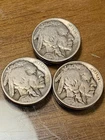 1917-P 1918-P, 1919-P  Buffalo Nickel Circulated Condition SKU#37669
