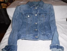Gap Denim  Jean Jacket XS Blue Faded Wash Pockets Pockets Cotton