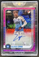 2025 Topps Chrome MLS Wilfried Zaha Auto Pink Shimmer Refractor #/50 Charlotte