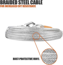 Dog Tie Out Cable 25 Feet - Heavy Duty Dog Lead up to 90 Pounds - Reflective ...