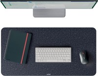 Leitz Large Felt Desk Mat – Felt Desk Protector (70x36cm, Grey) Soft Surface
