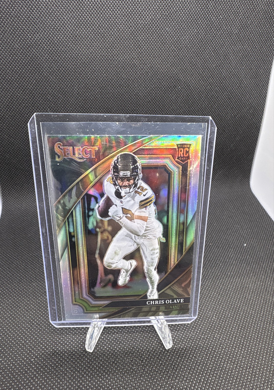 2022 Panini Select - Suite Level Chris Olave #360 Silver Prizm (RC)